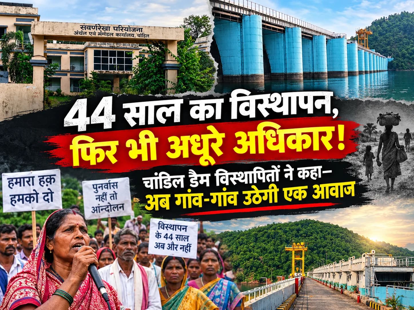 44 साल का विस्थापन, फिर भी अधूरे अधिकार! चांडिल डैम विस्थापितों ने कहा—अब गांव-गांव उठेगी एक आवाज
